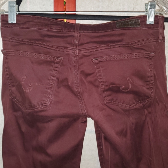 GUC adriano goldschmied burgundy jeans 26 - Picture 5 of 8